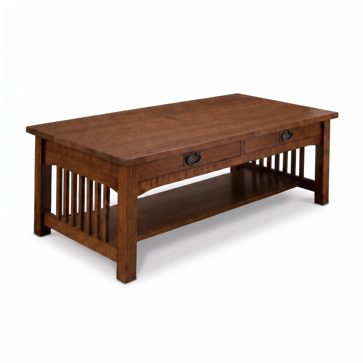 Mission Coffee Table - Walnut on a white background