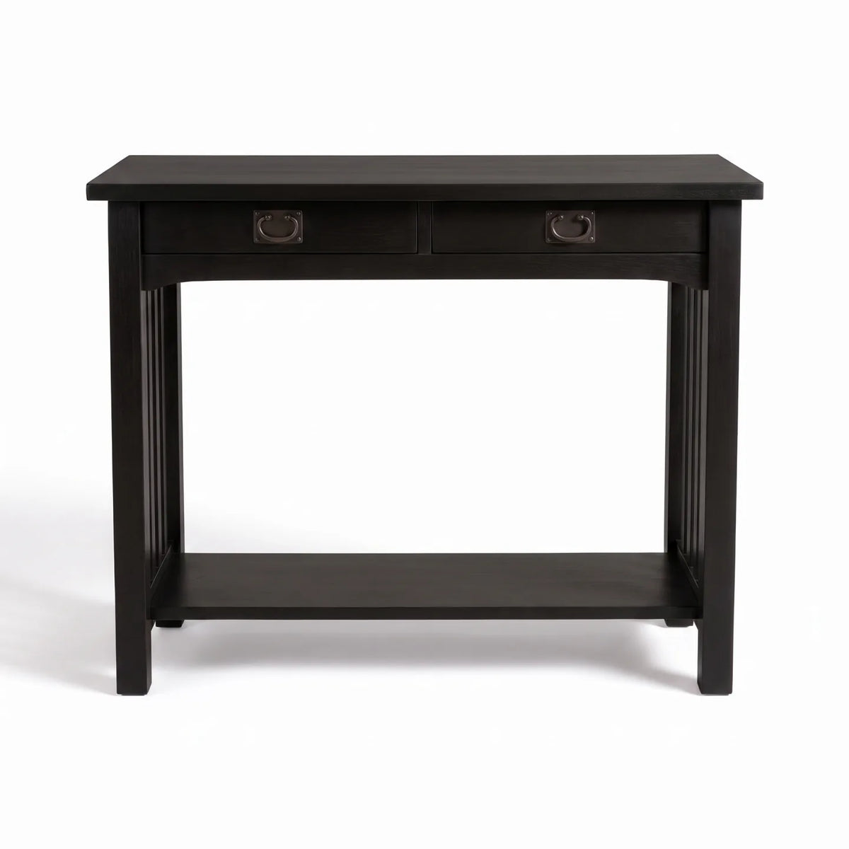 Mission Sofa Table - Black on a white background