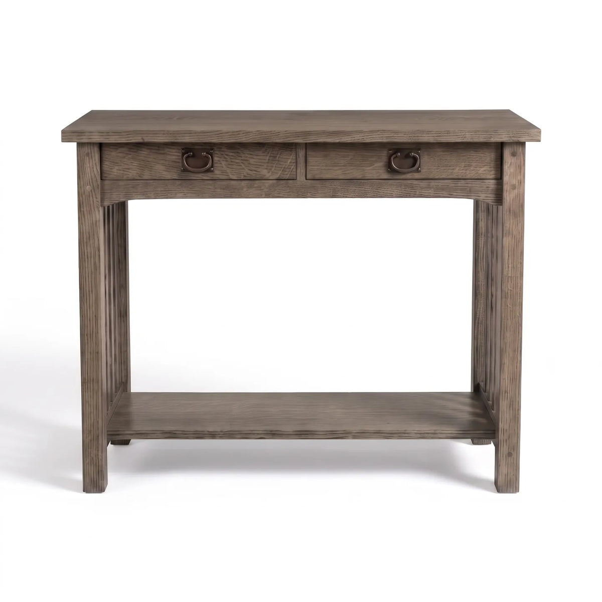 Mission Sofa Table - Stone Gray on a white background