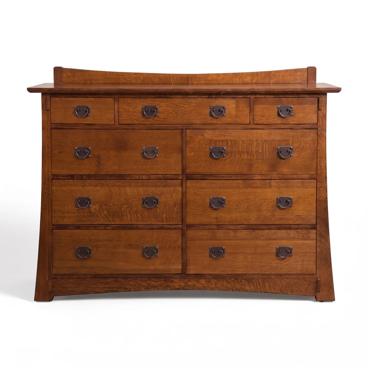 Bungalow 9-Drawer Dresser - Antique Brown on a white background