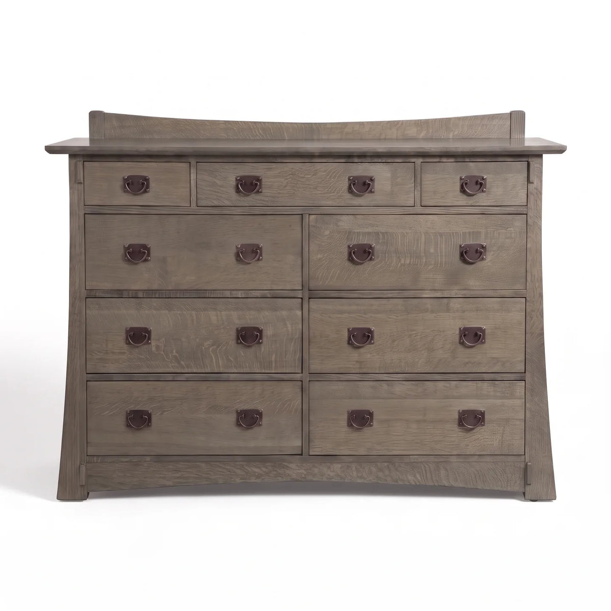Bungalow 9-Drawer Dresser - Stone Gray on a white background