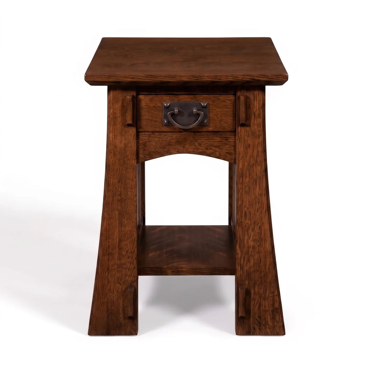 Bungalow Spacesaver End Table - Walnut on a white background