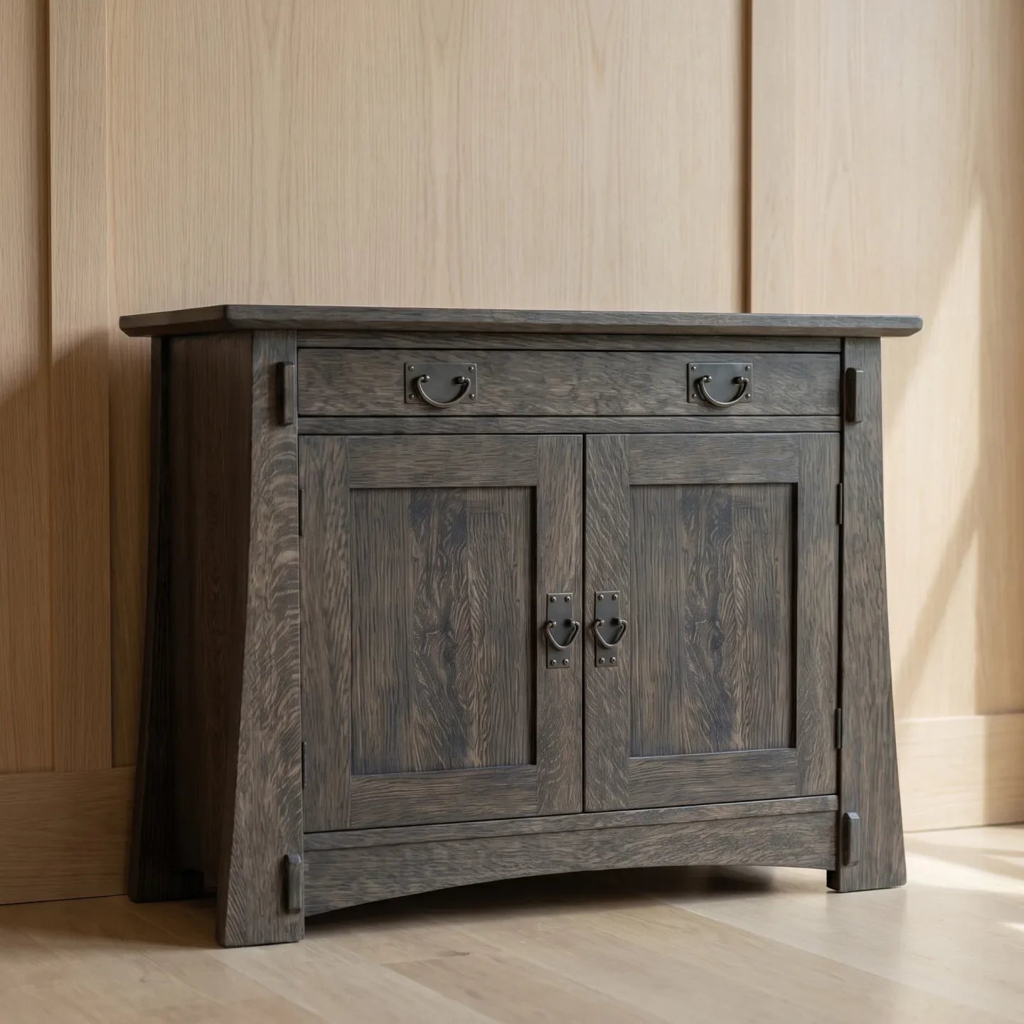 Bungalow 2-Door Console - Charcoal