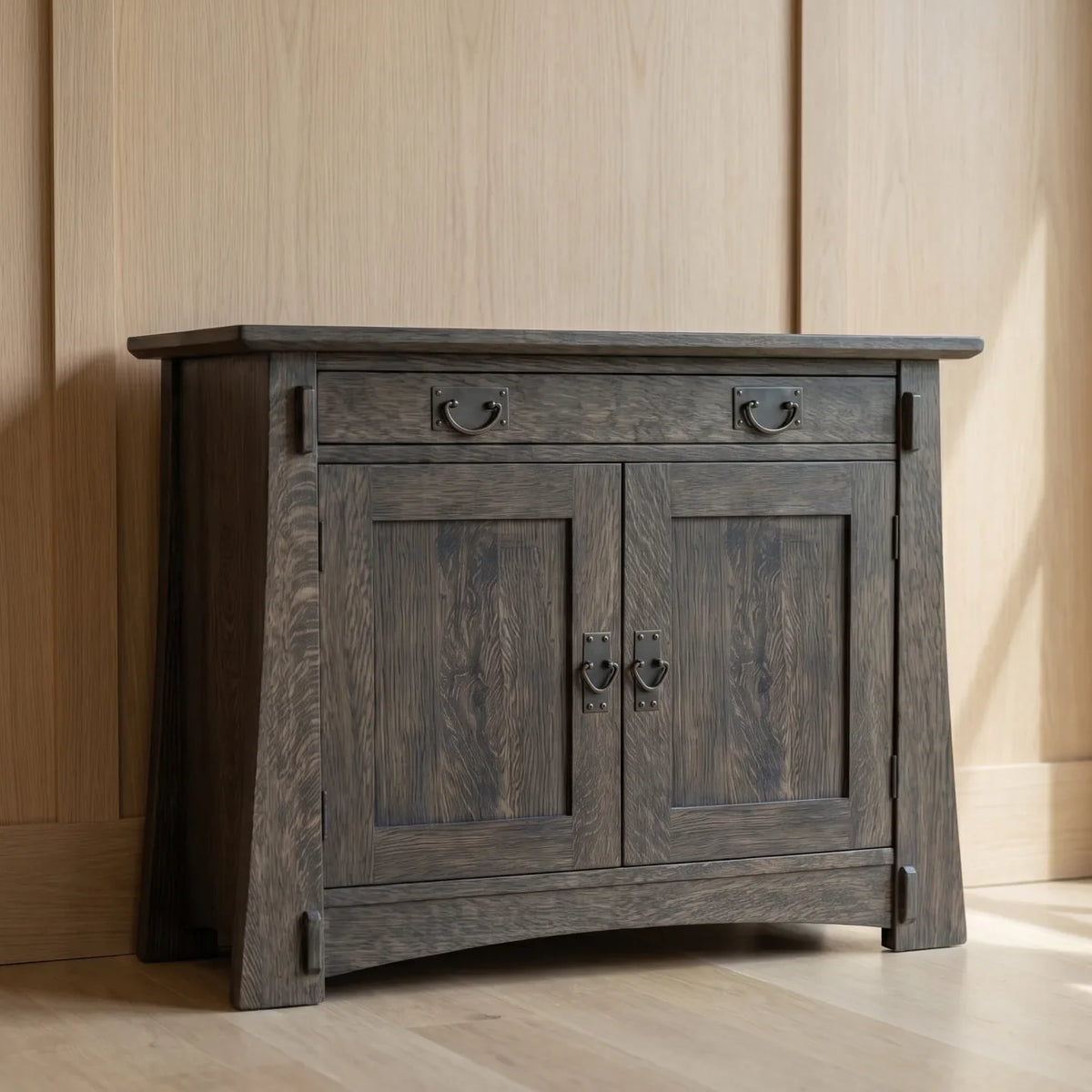 Bungalow 2-Door Console - Charcoal