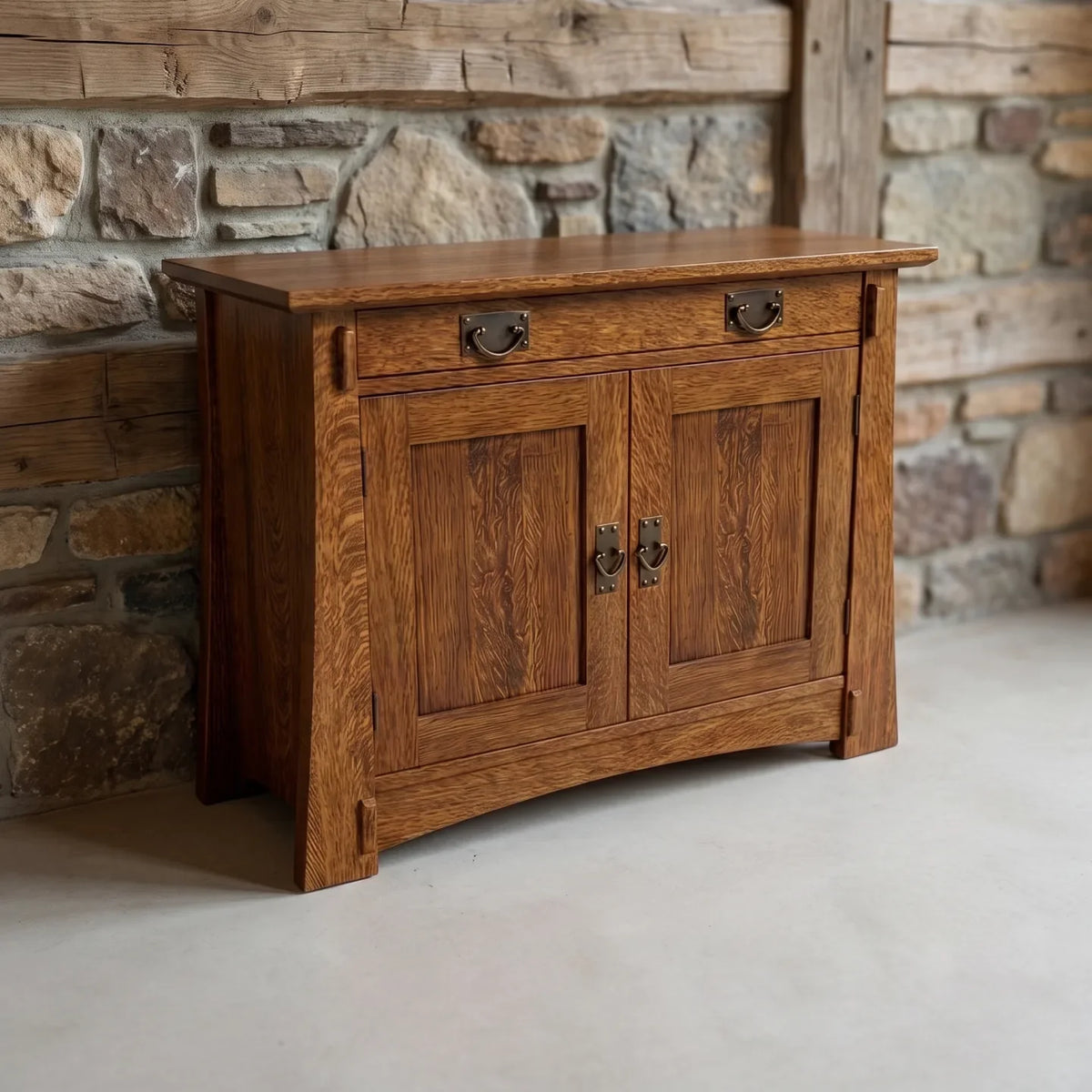 Bungalow 2-Door Console - Walnut