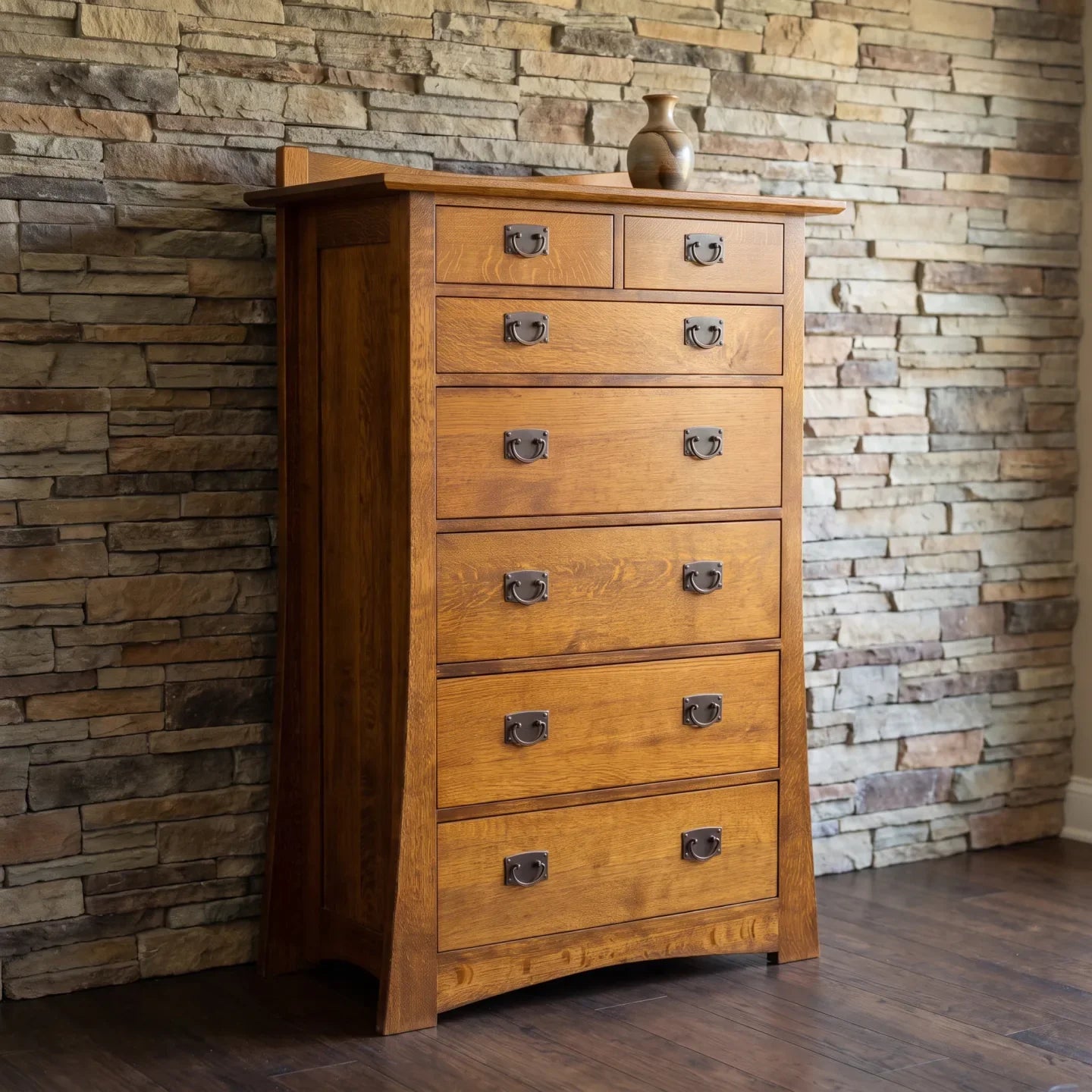 Bungalow 7-Drawer Bedroom Chest - Country