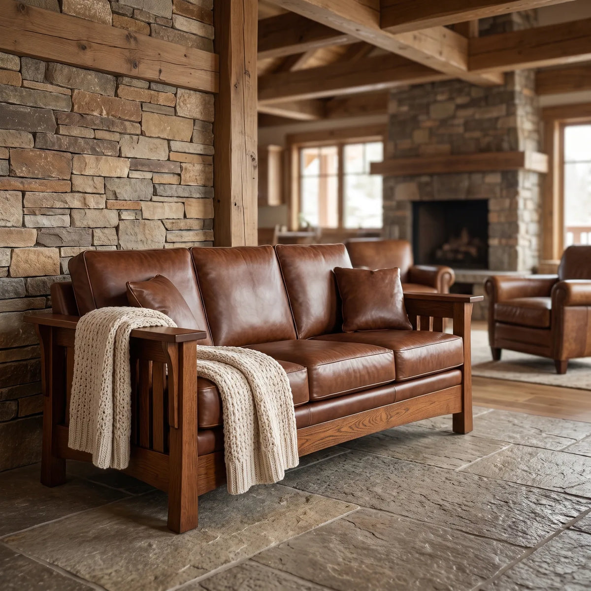 Bungalow Sofa - Walnut