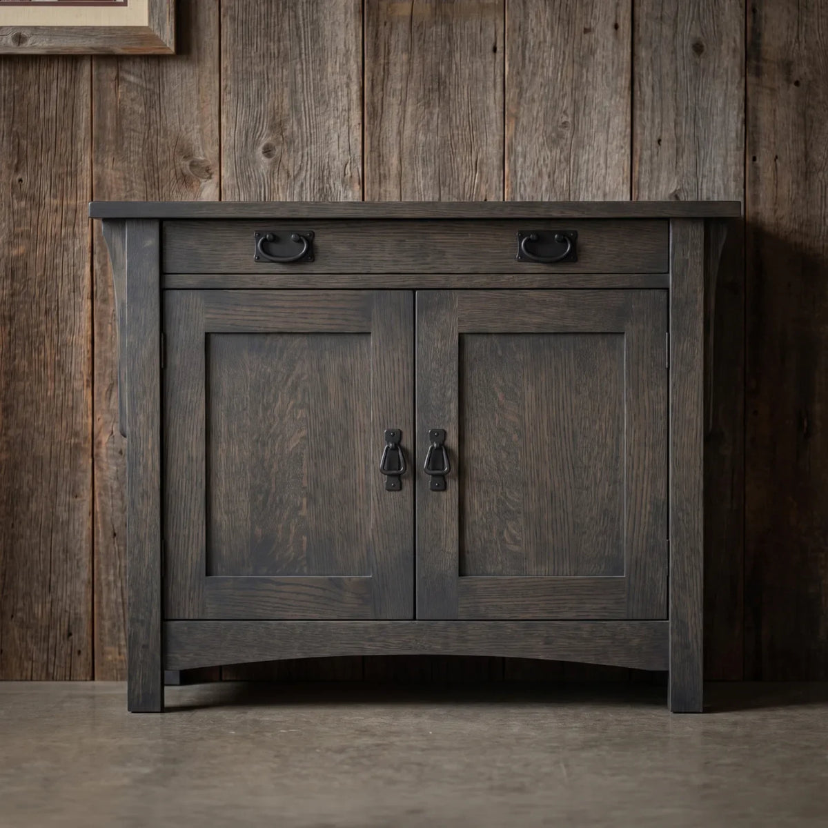 Mission 2-Door Console - Charcoal