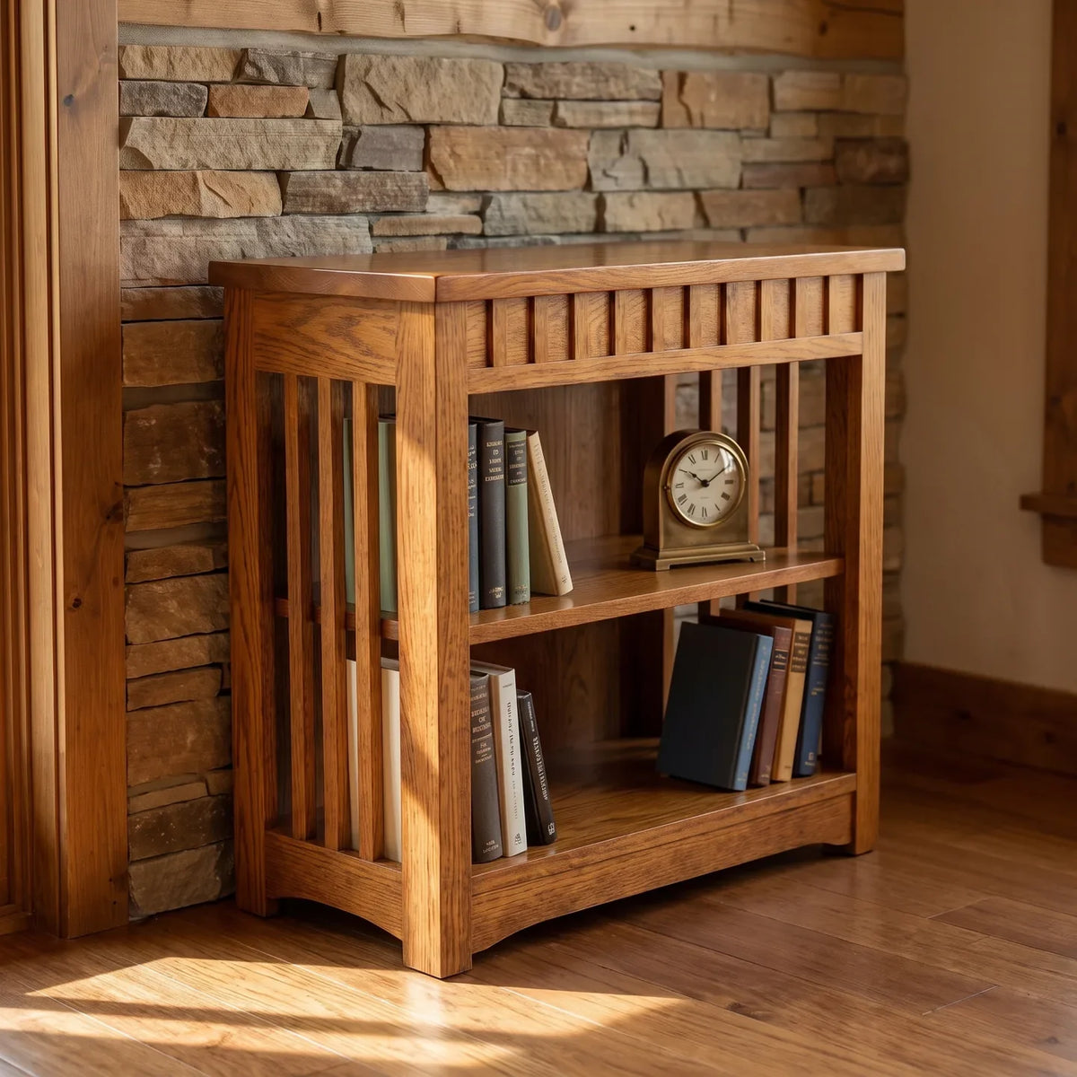 30" Bookcase - Antique Brown