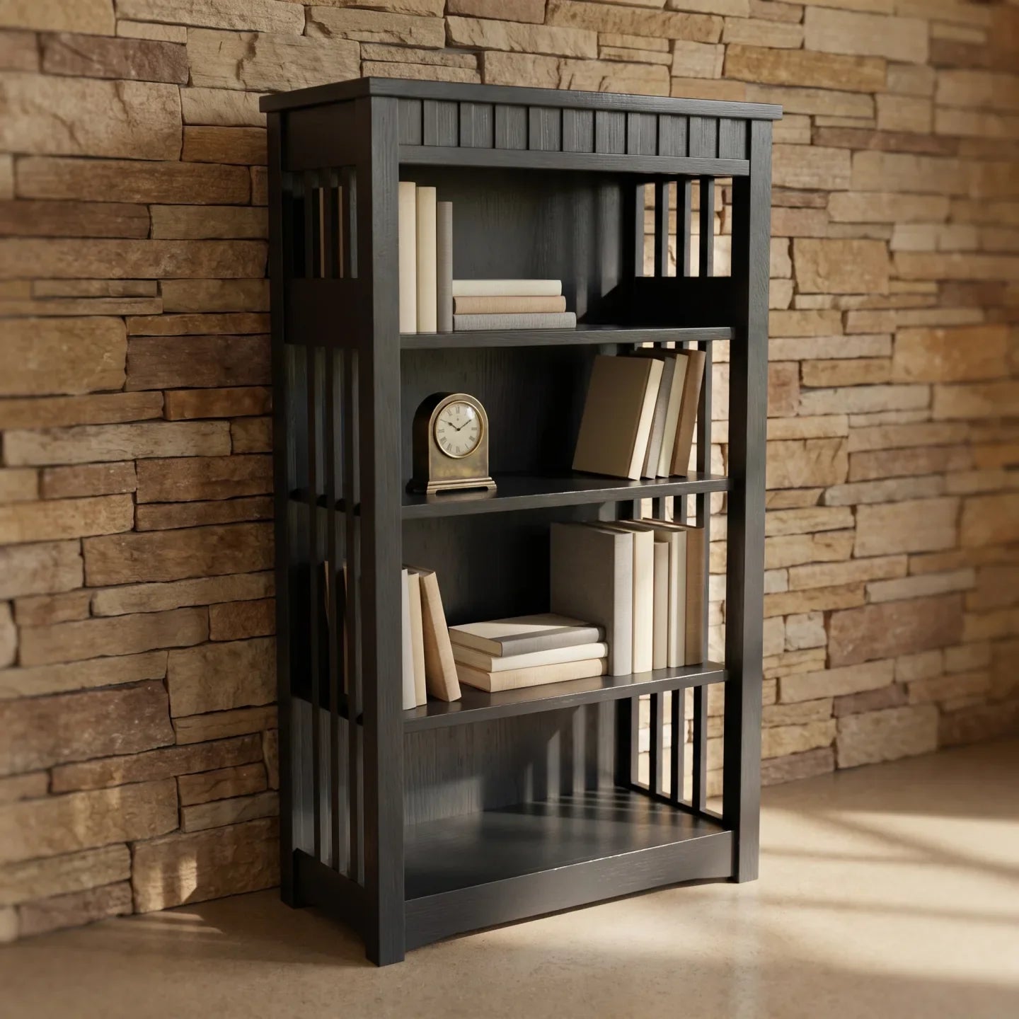 48" Bookcase - Black