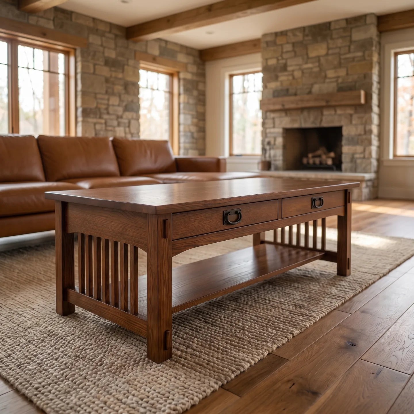 Mission Coffee Table - Walnut