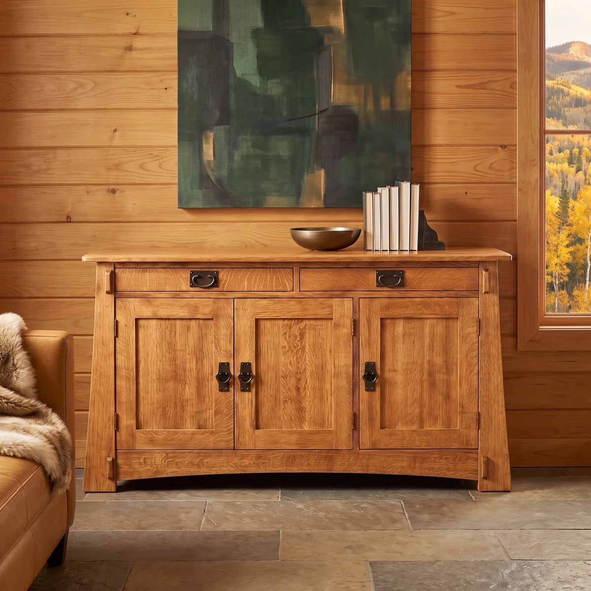 Bungalow 3-Door Console - Country