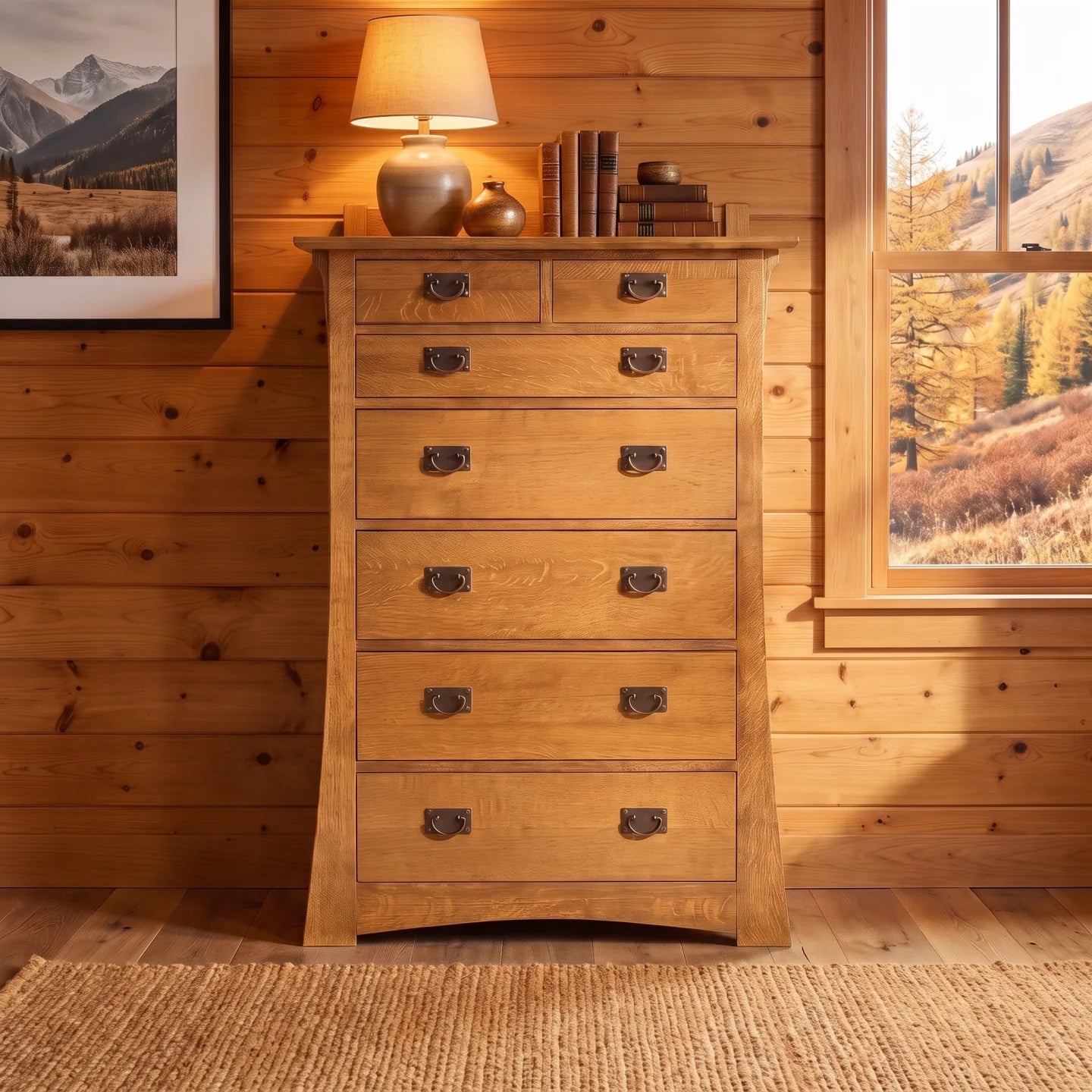 Bungalow 7-Drawer Bedroom Chest - Country
