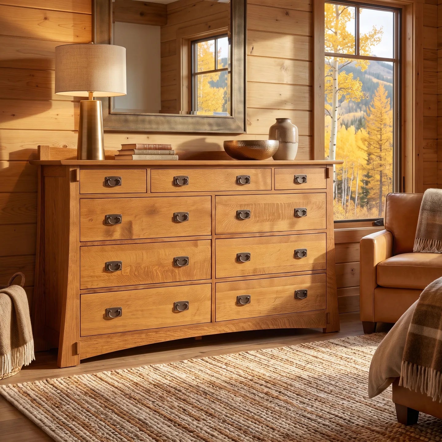Bungalow 9-Drawer Dresser - Country