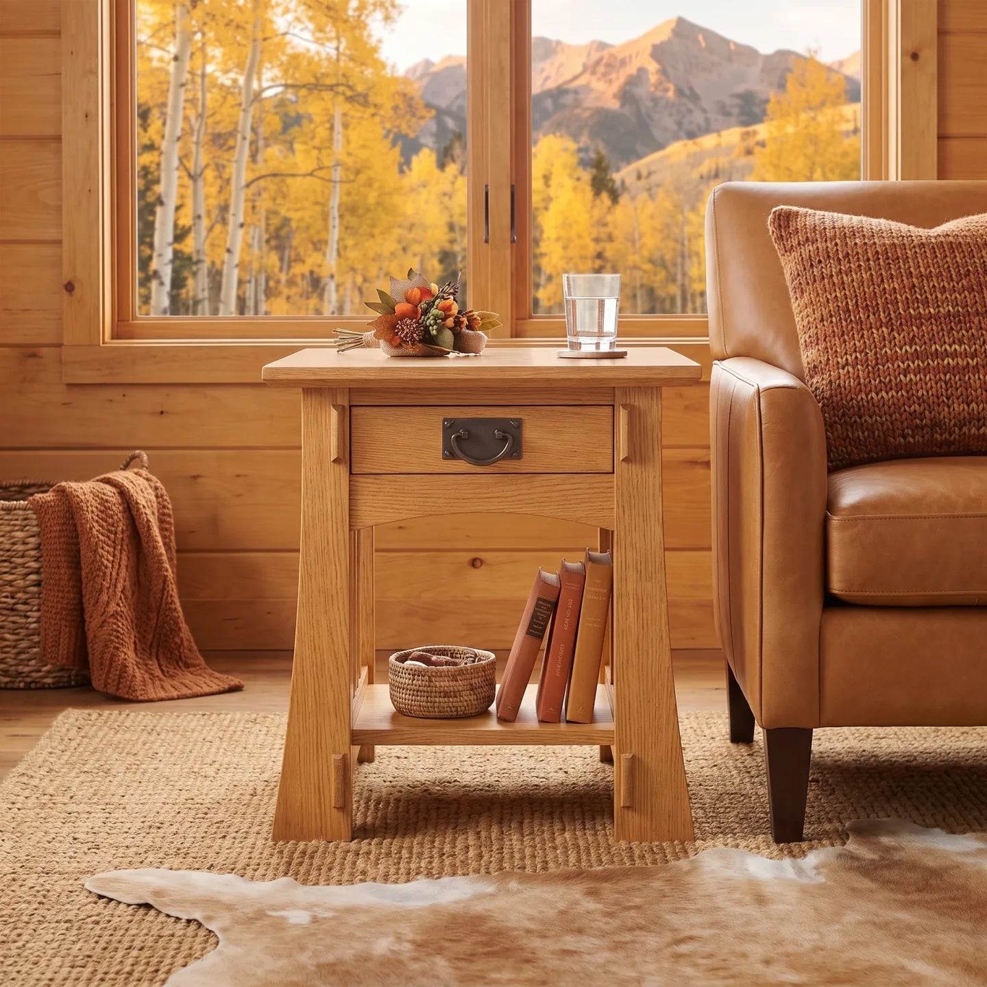 Bungalow End Table - Country