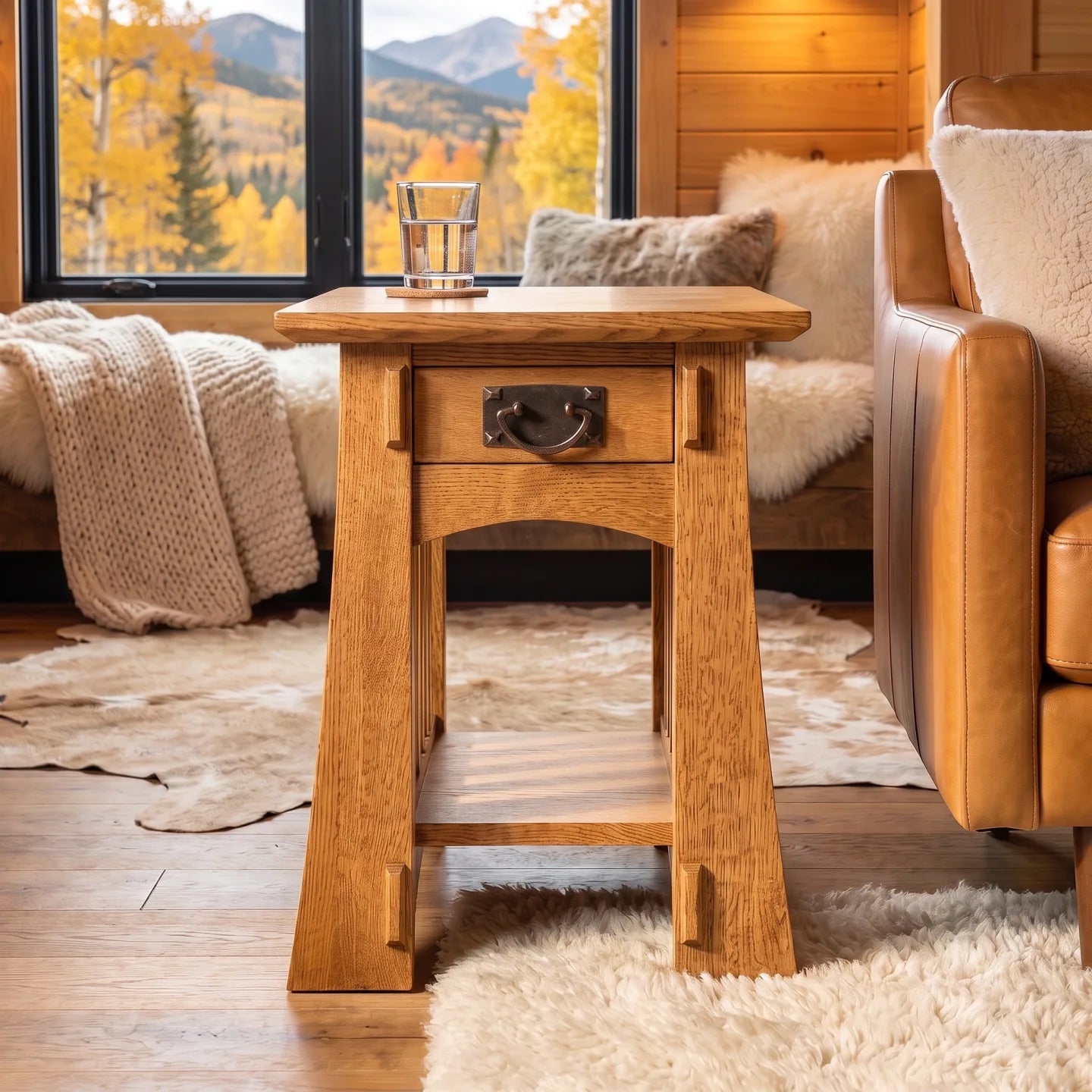 Bungalow Spacesaver End Table - Country