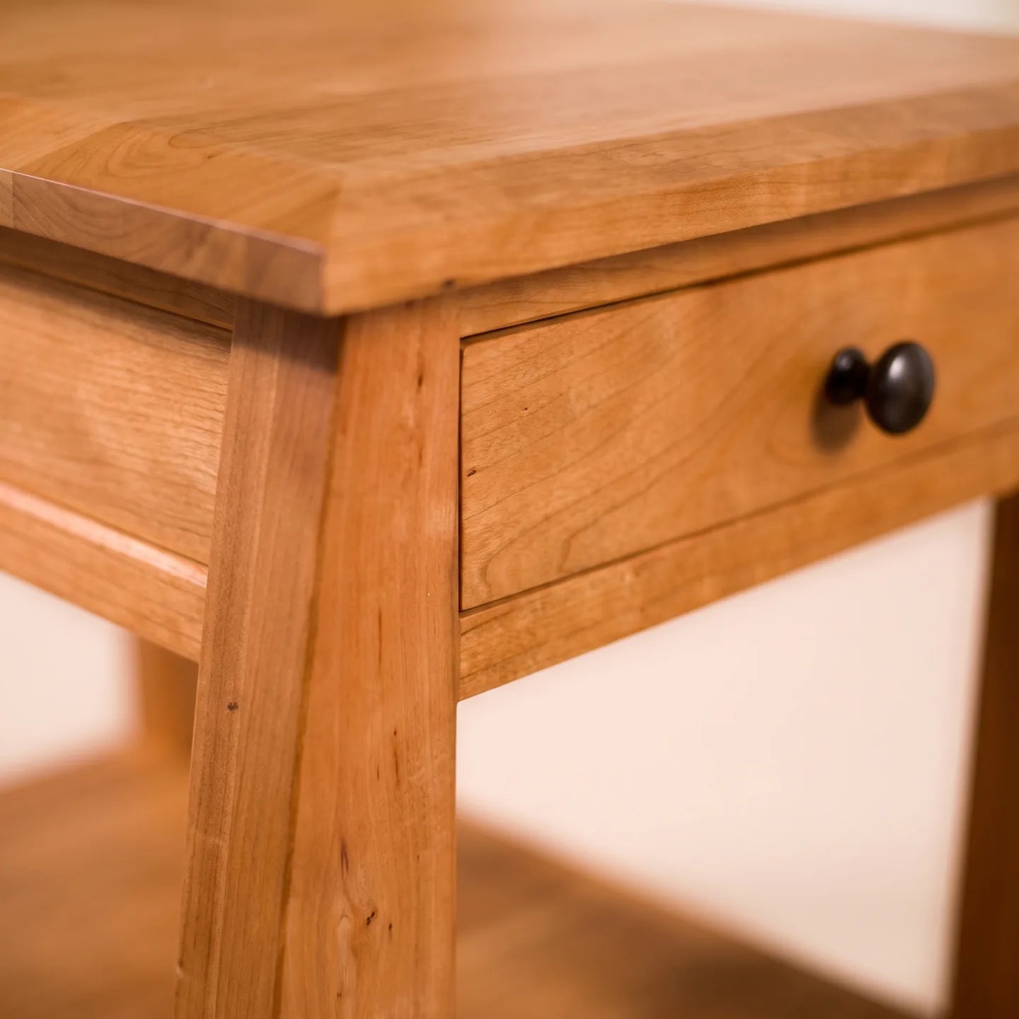 African Inlay End Table - Nutmeg