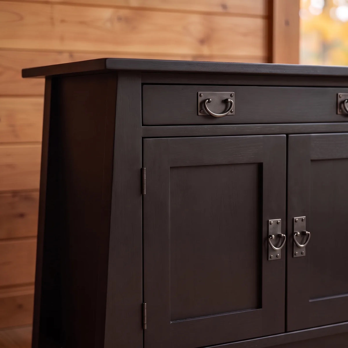 Bungalow 2-Door Console - Black