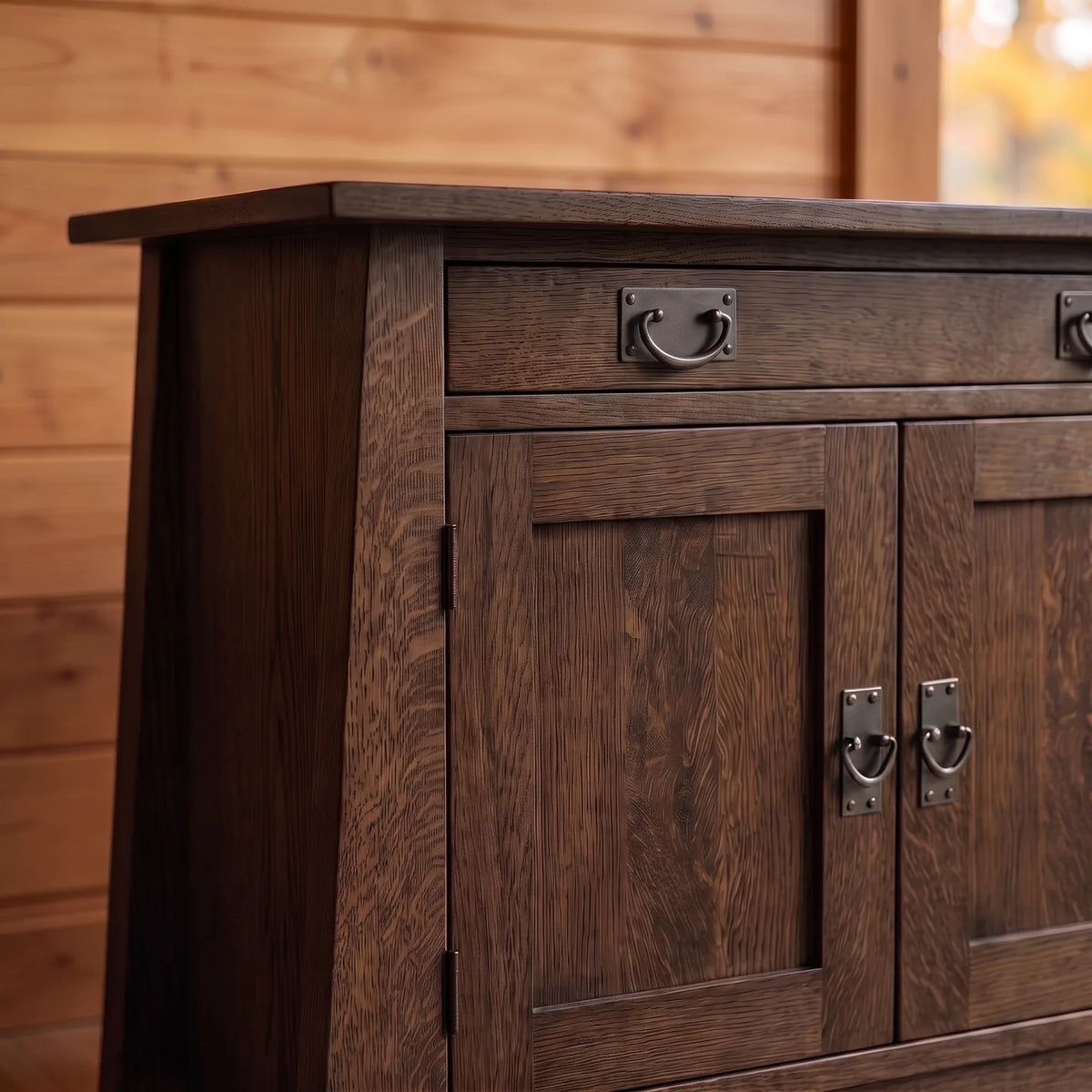 Bungalow 2-Door Console - Charcoal