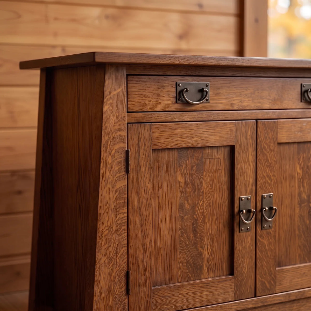 Bungalow 2-Door Console - Walnut