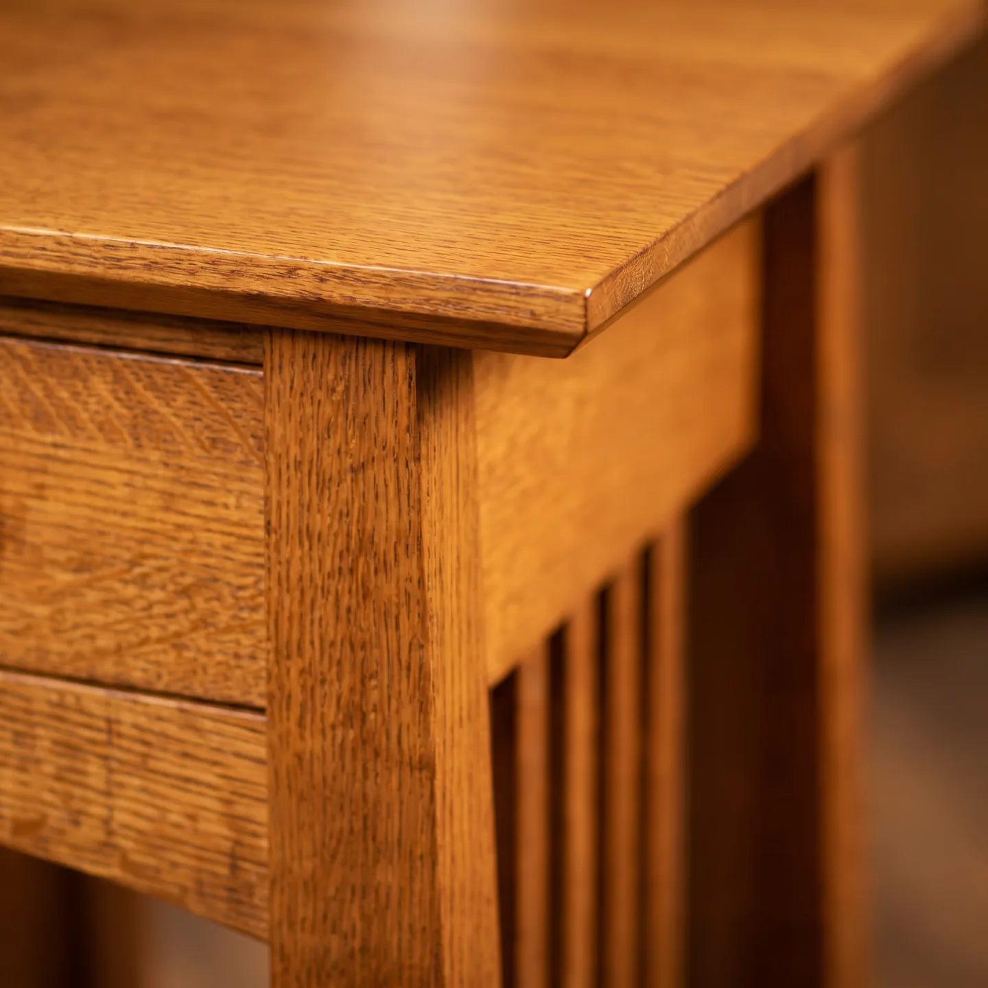 Bungalow Spacesaver Single Drawer Nightstand - Antique Brown