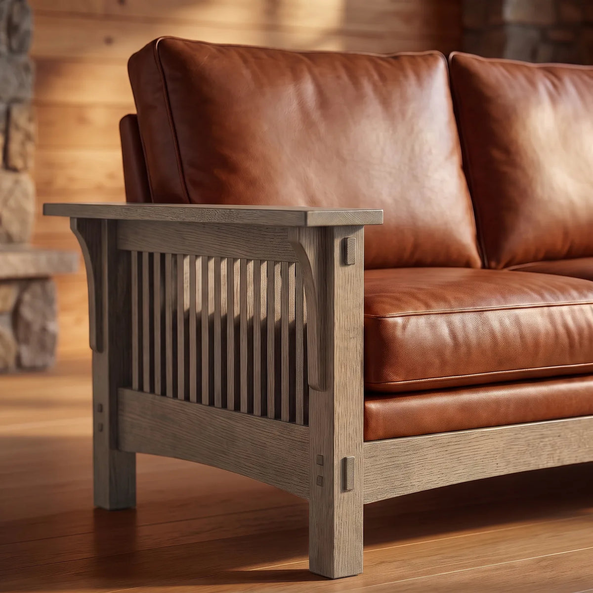 Bungalow Sofa - Stone Gray