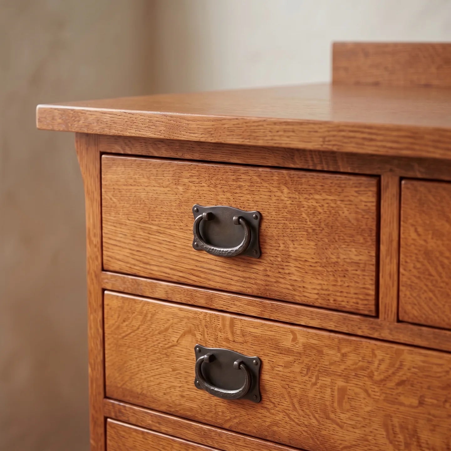 Mission 10-Drawer Dresser - Antique Brown