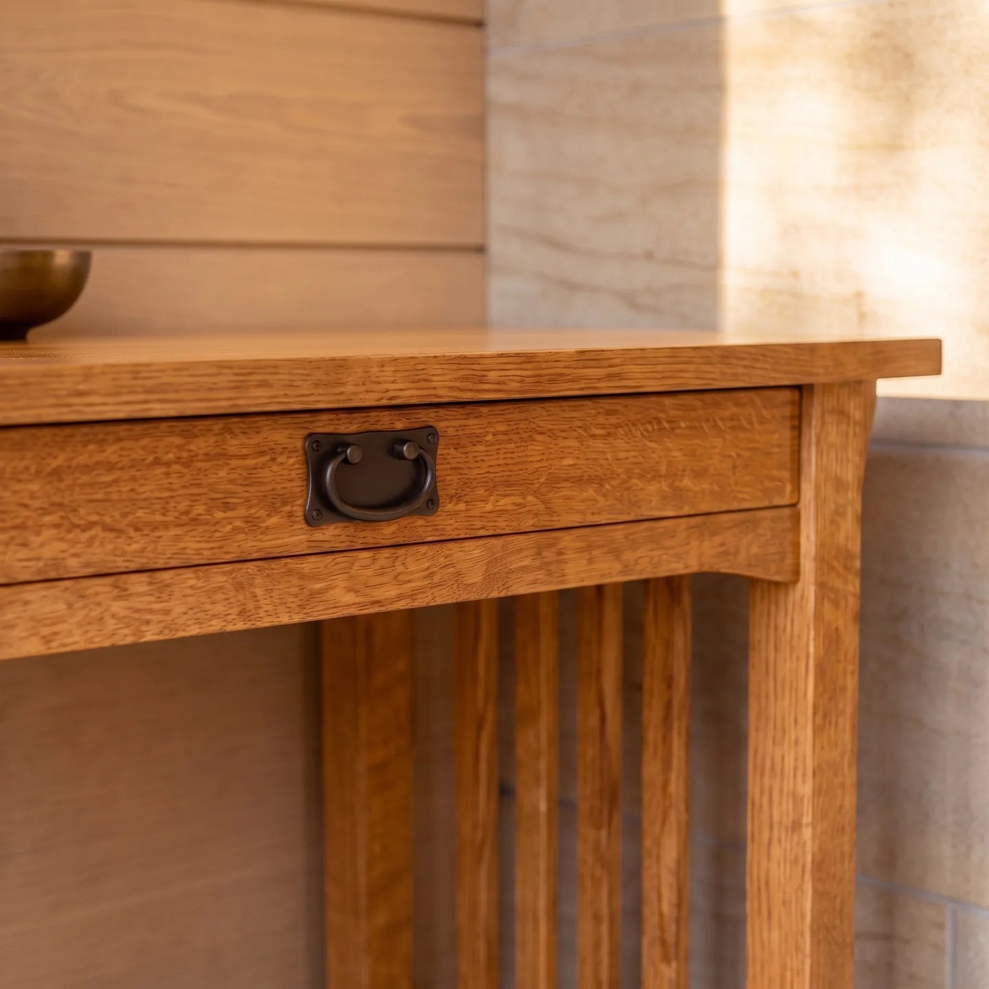Mission 1-Drawer Desk - Country