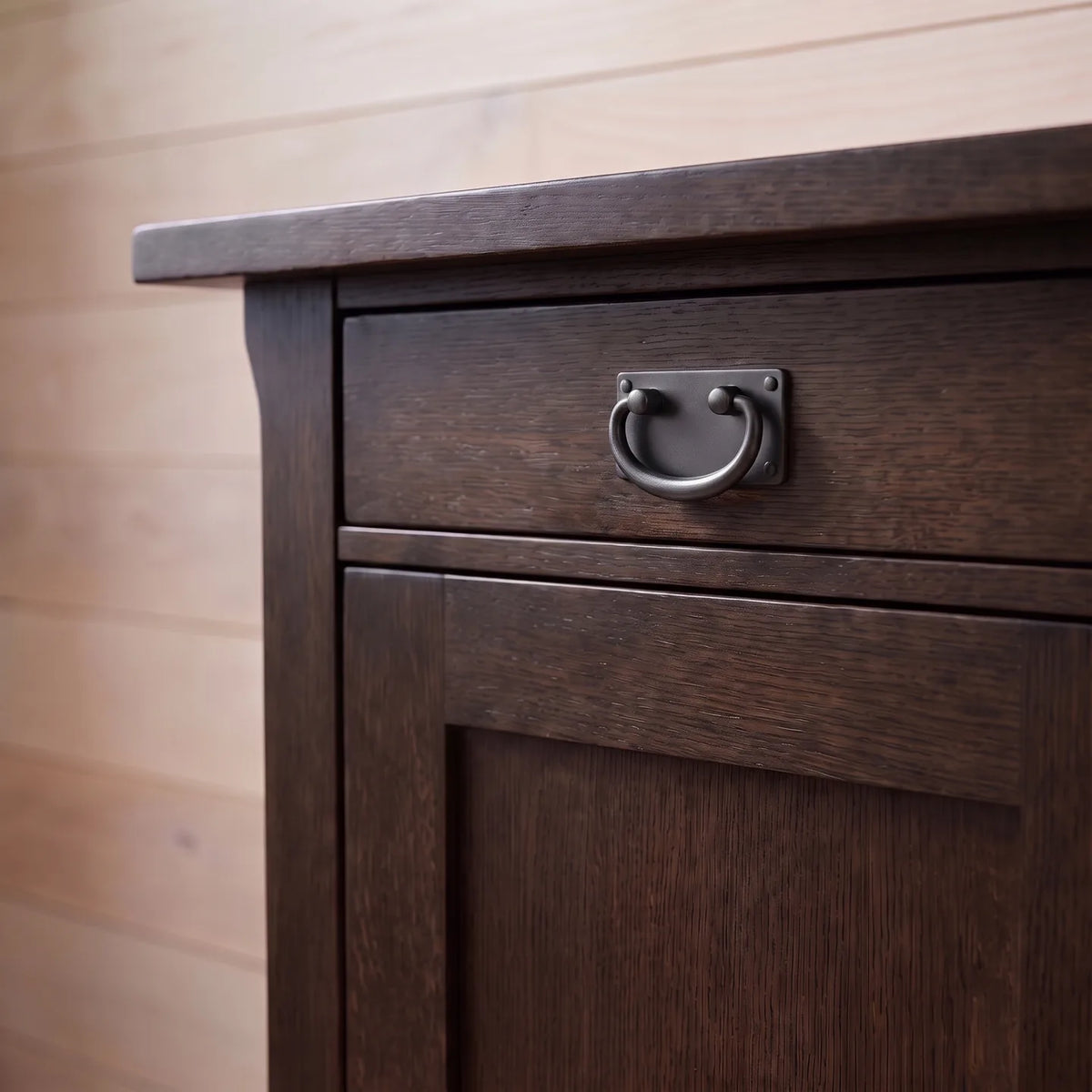 Mission 2-Door Console - Charcoal