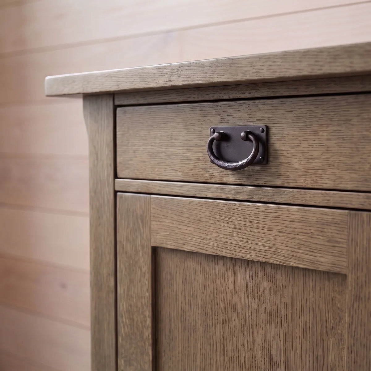 Mission 2-Door Console - Stone Gray