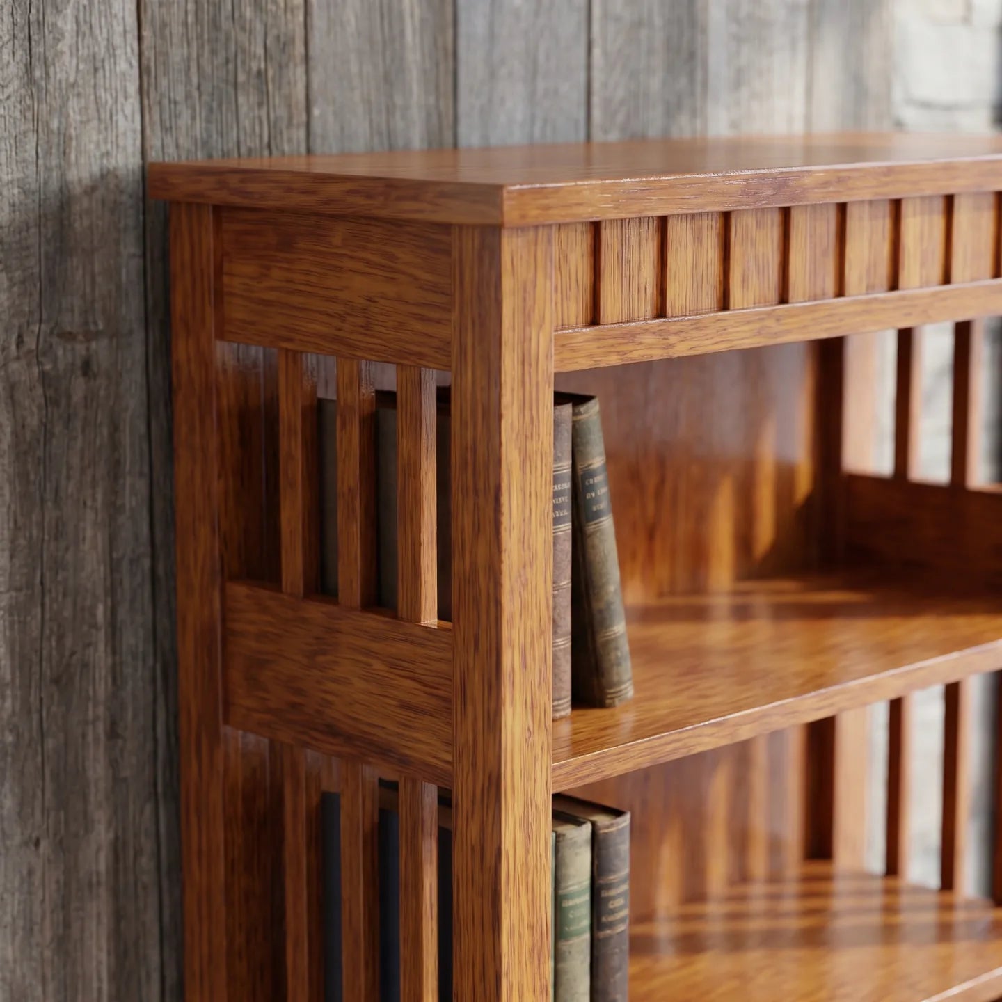 48" Bookcase - Walnut