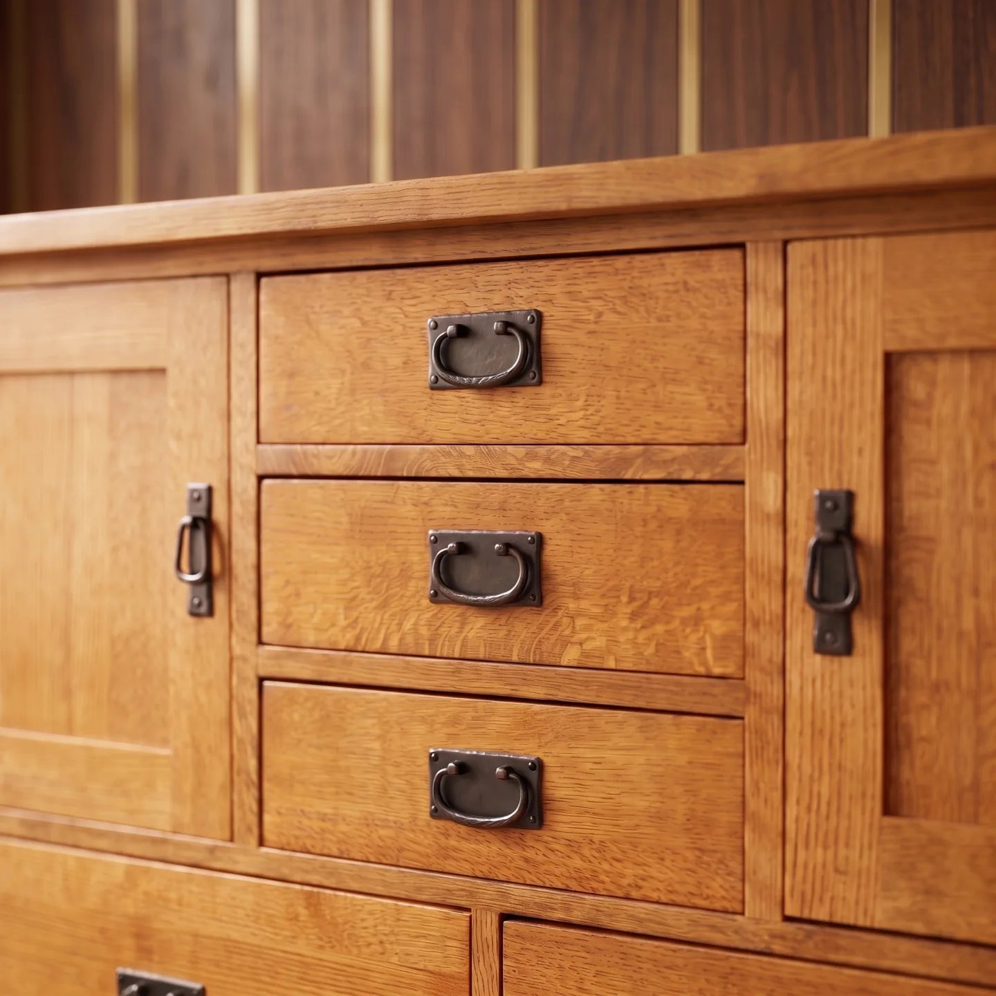 Mission 9-Drawer Bedroom Chest - Country