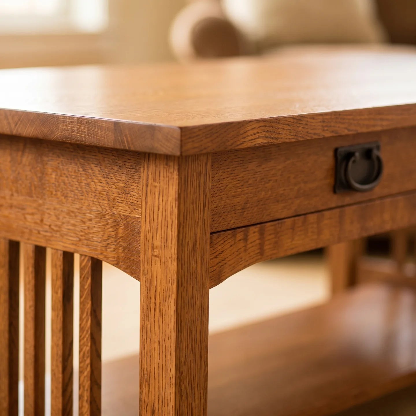 Mission Coffee Table - Antique Brown