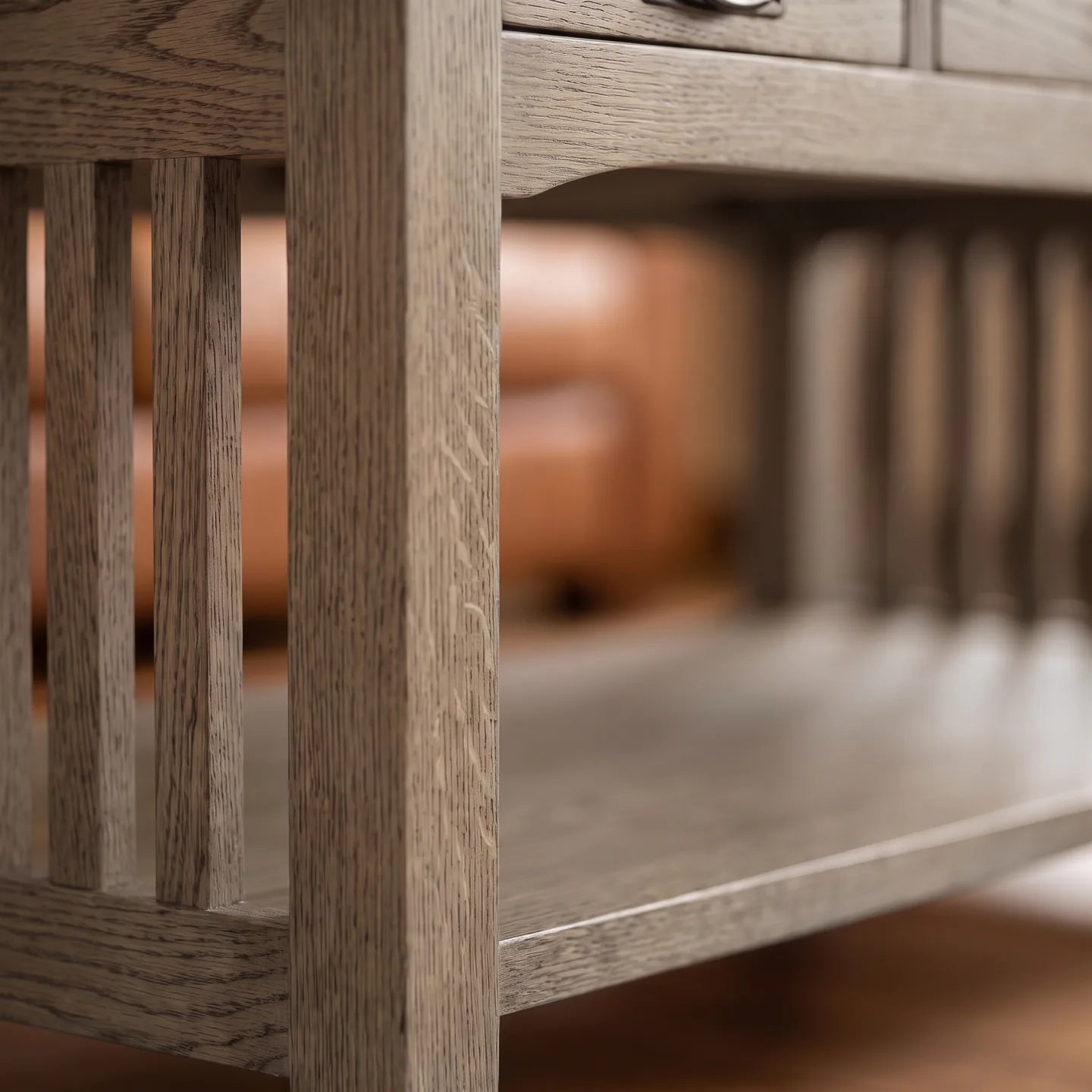 Mission Lift-Top Coffee Table - Stone Gray