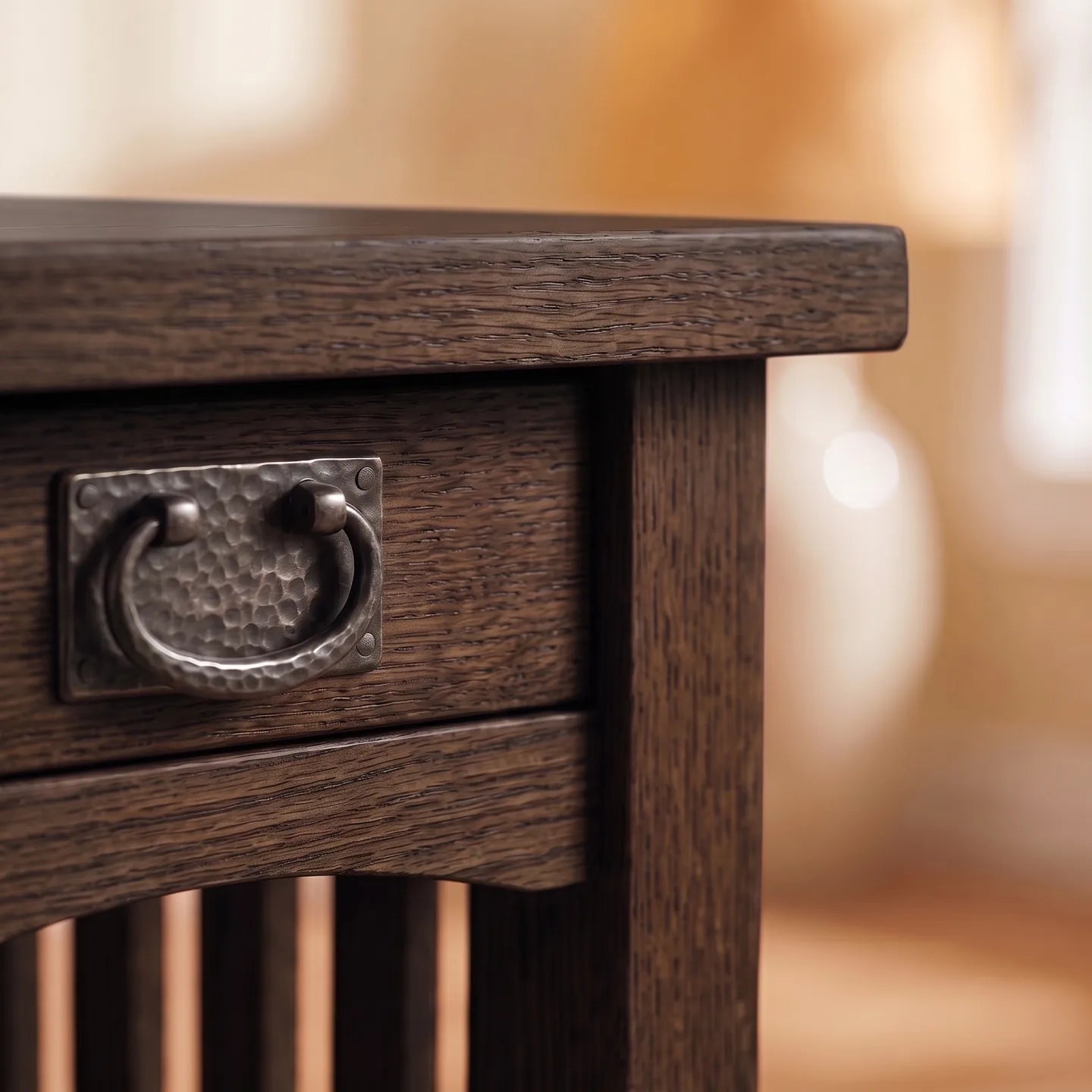 Mission Spacesaver End Table - Charcoal