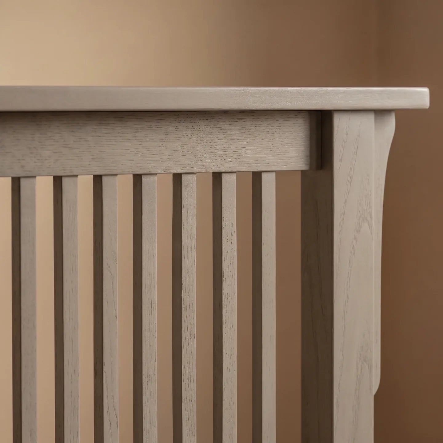 Spindle Platform Bed Frame - Stone Gray