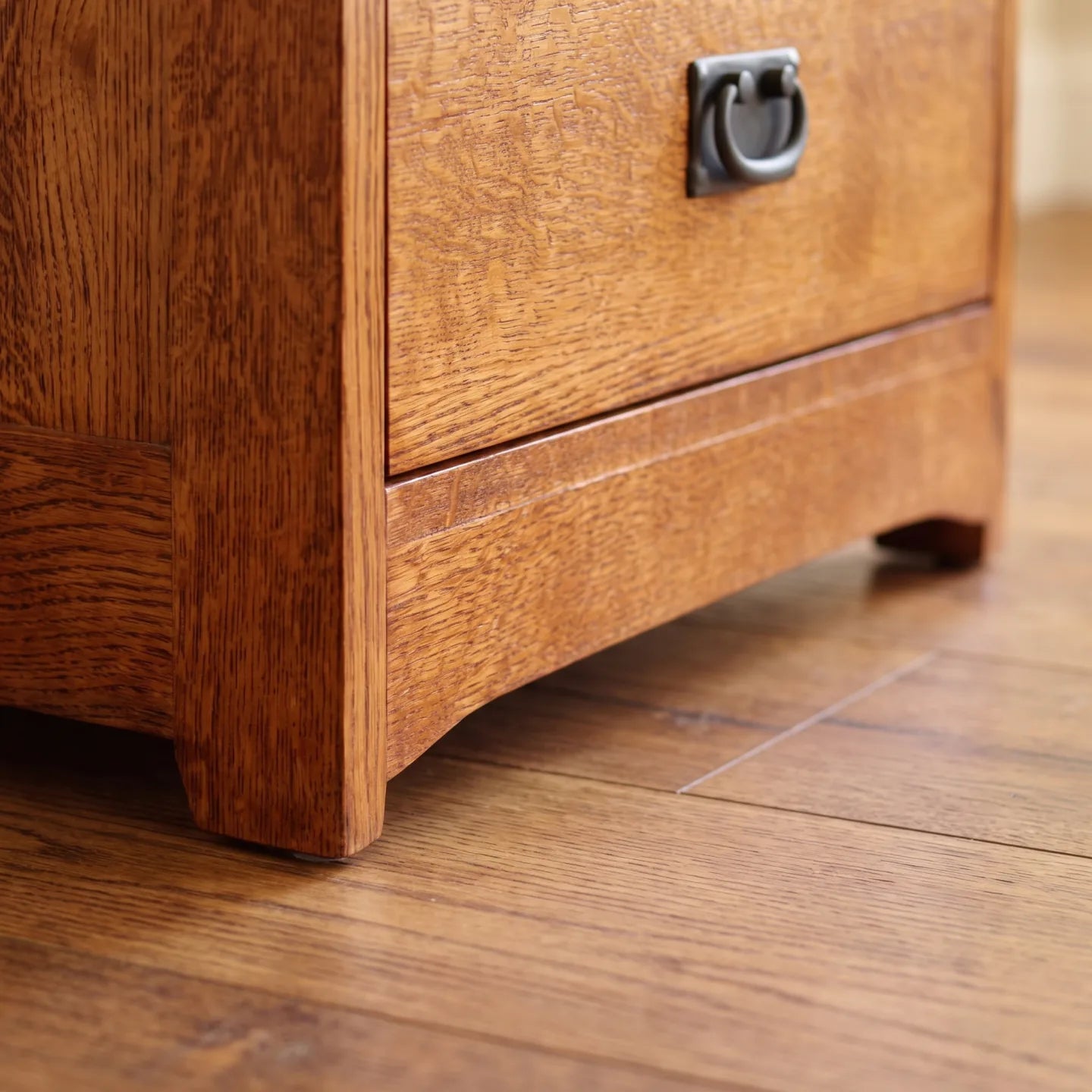 Mission 3-Drawer Tray Nightstand - Antique Brown