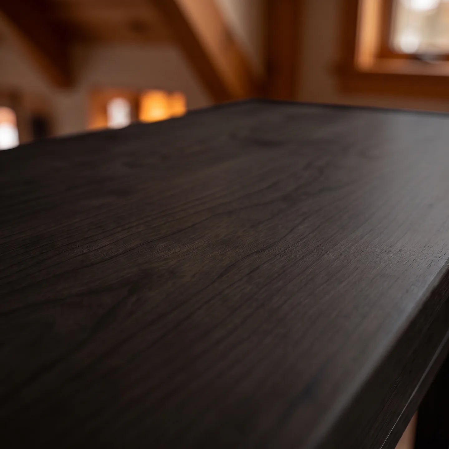 African Inlay Coffee Table - Black
