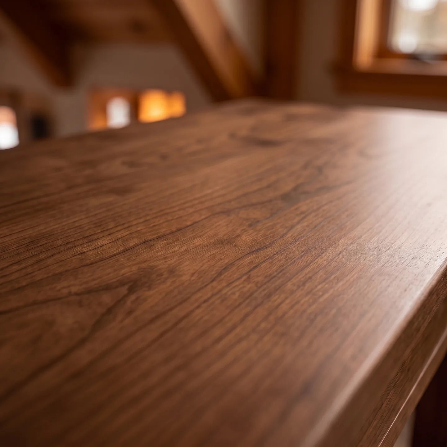 African Inlay Coffee Table - Walnut