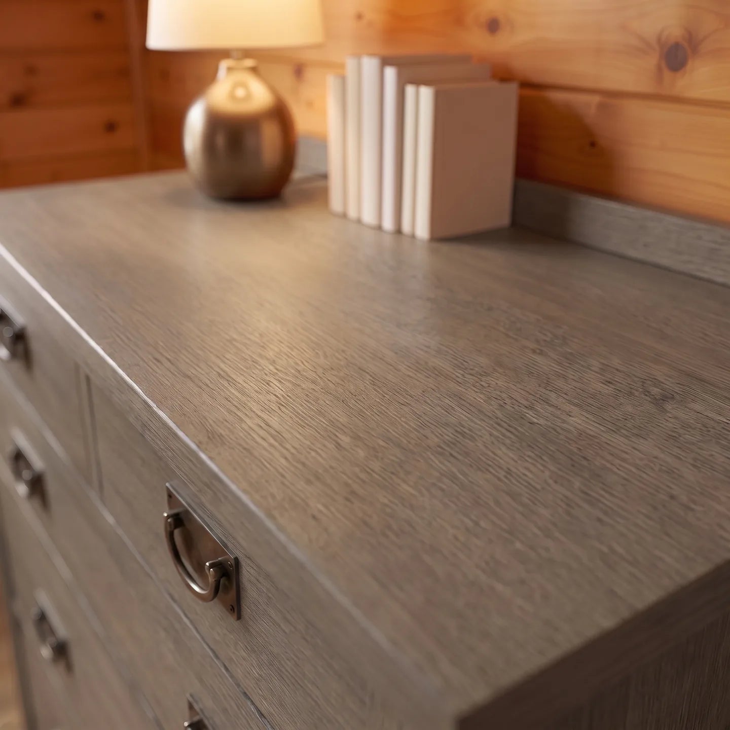 Bungalow 7-Drawer Bedroom Chest - Stone Gray