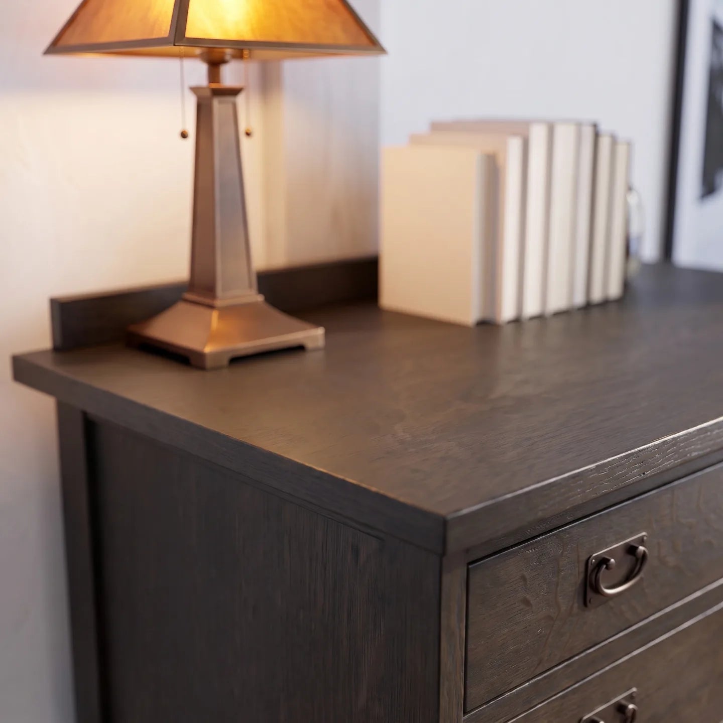 Mission 7-Drawer Bedroom Chest - Charcoal