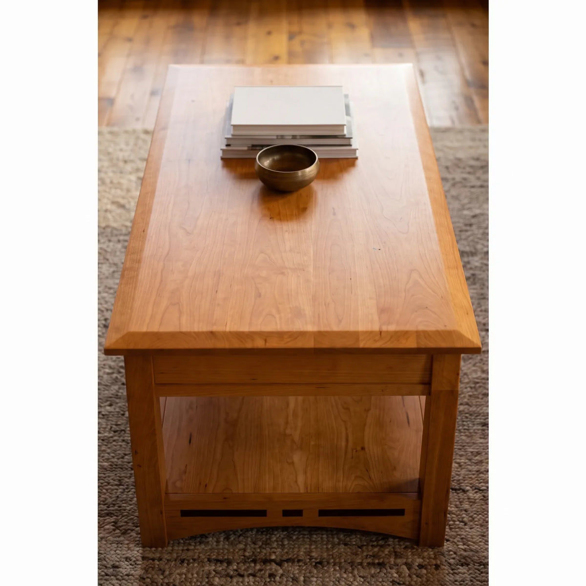African Inlay Coffee Table - Nutmeg