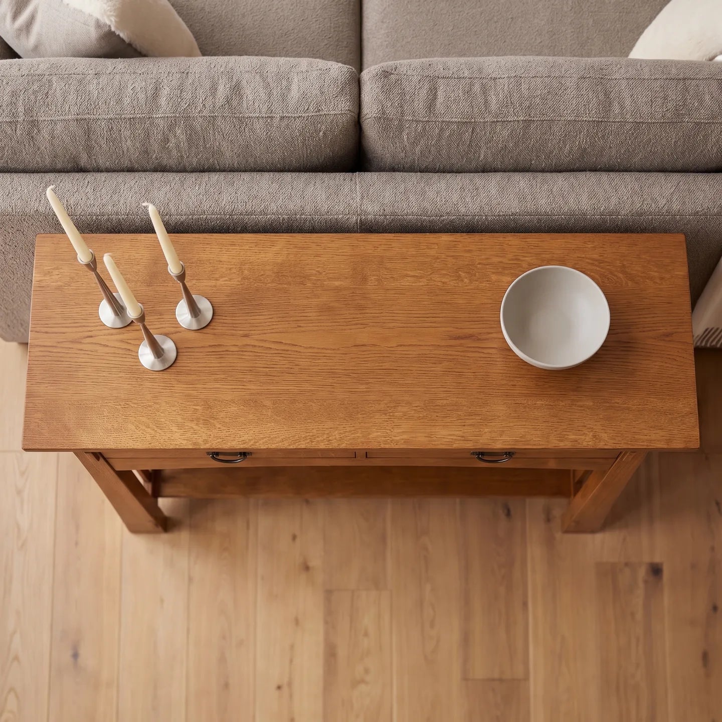 Bungalow Sofa Table - Charcoal
