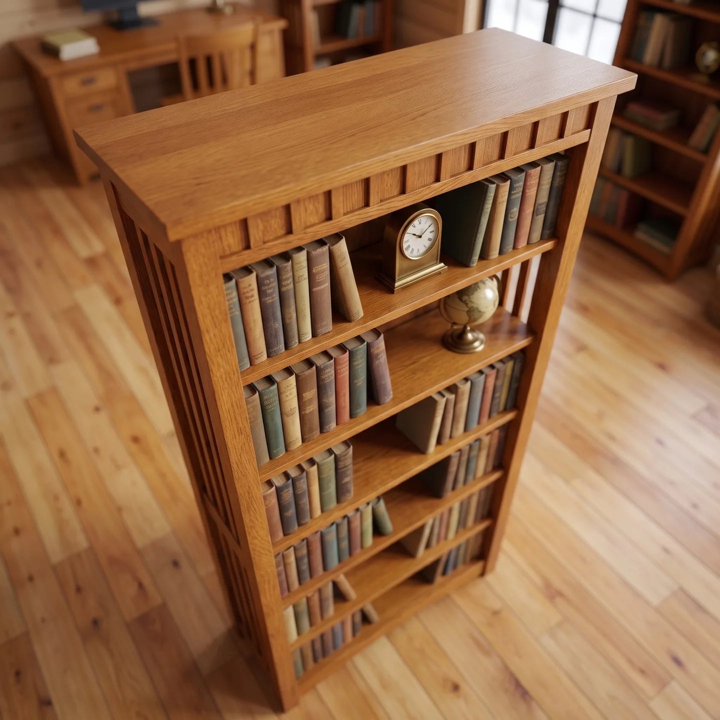 84" Bookcase - Walnut