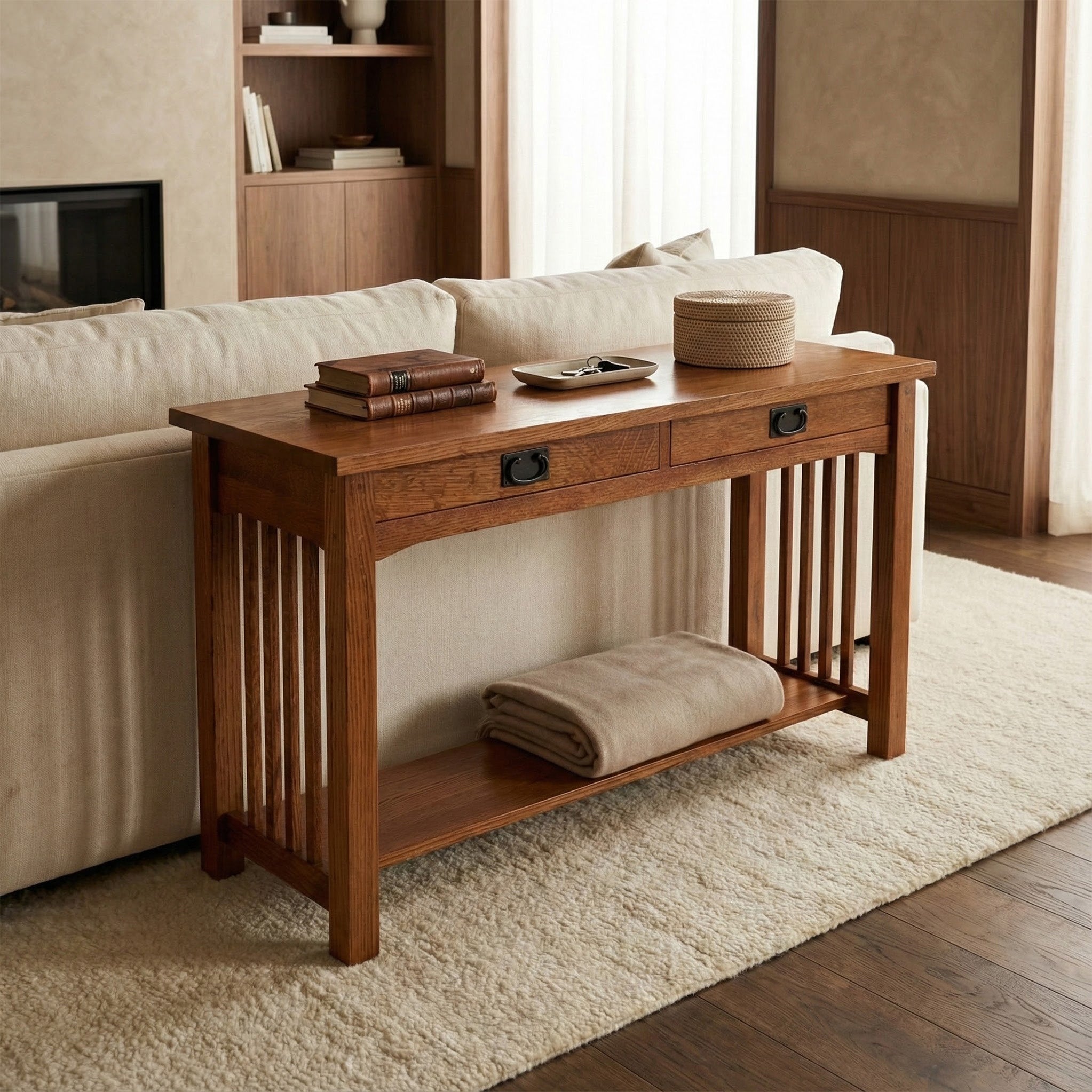 Sofa Table - Solid Oak