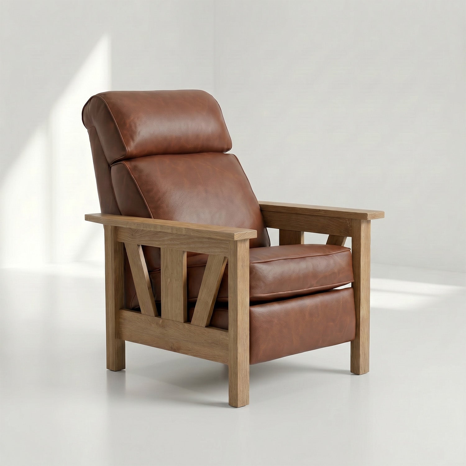 V-Frame Farmhouse Recliner