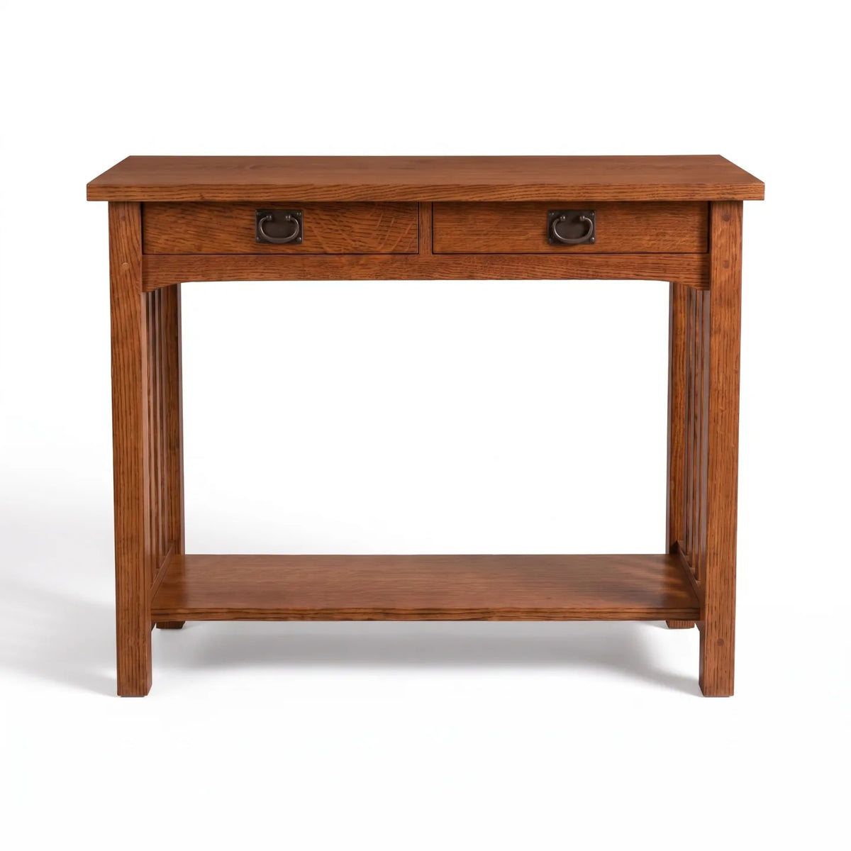 Mission Sofa Table - Antique Brown on a white background