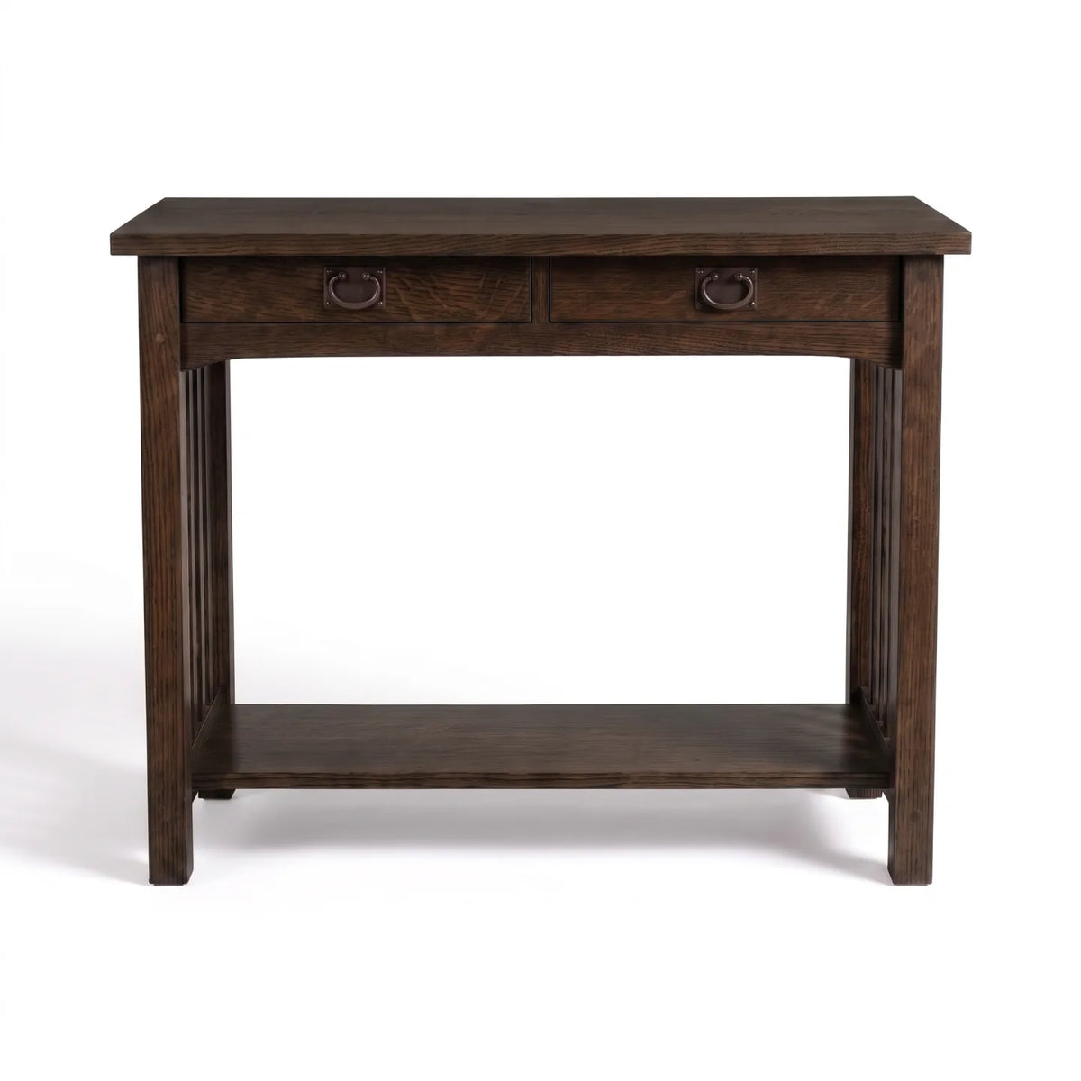 Mission Sofa Table - Charcoal on a white background