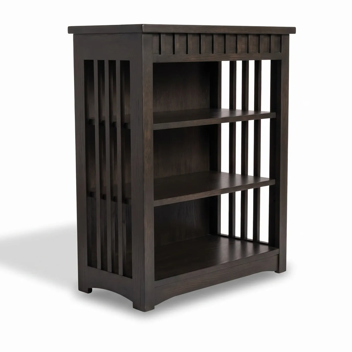 38" Bookcase - Charcoal on a white background
