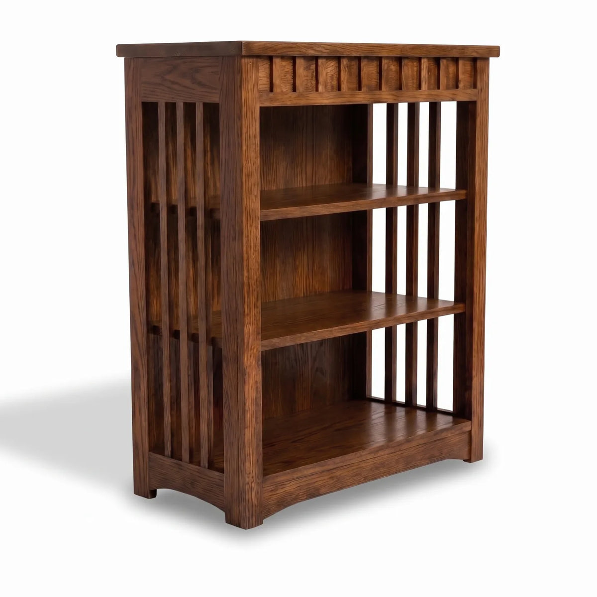 38" Bookcase - Walnut on a white background